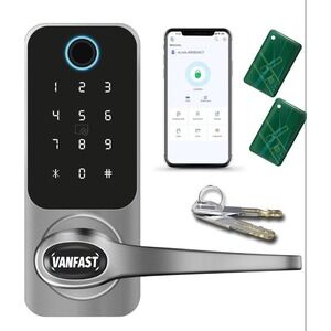 Smart Lock Fingerprint Keyless Entry Locks with Touchscreen Keypad